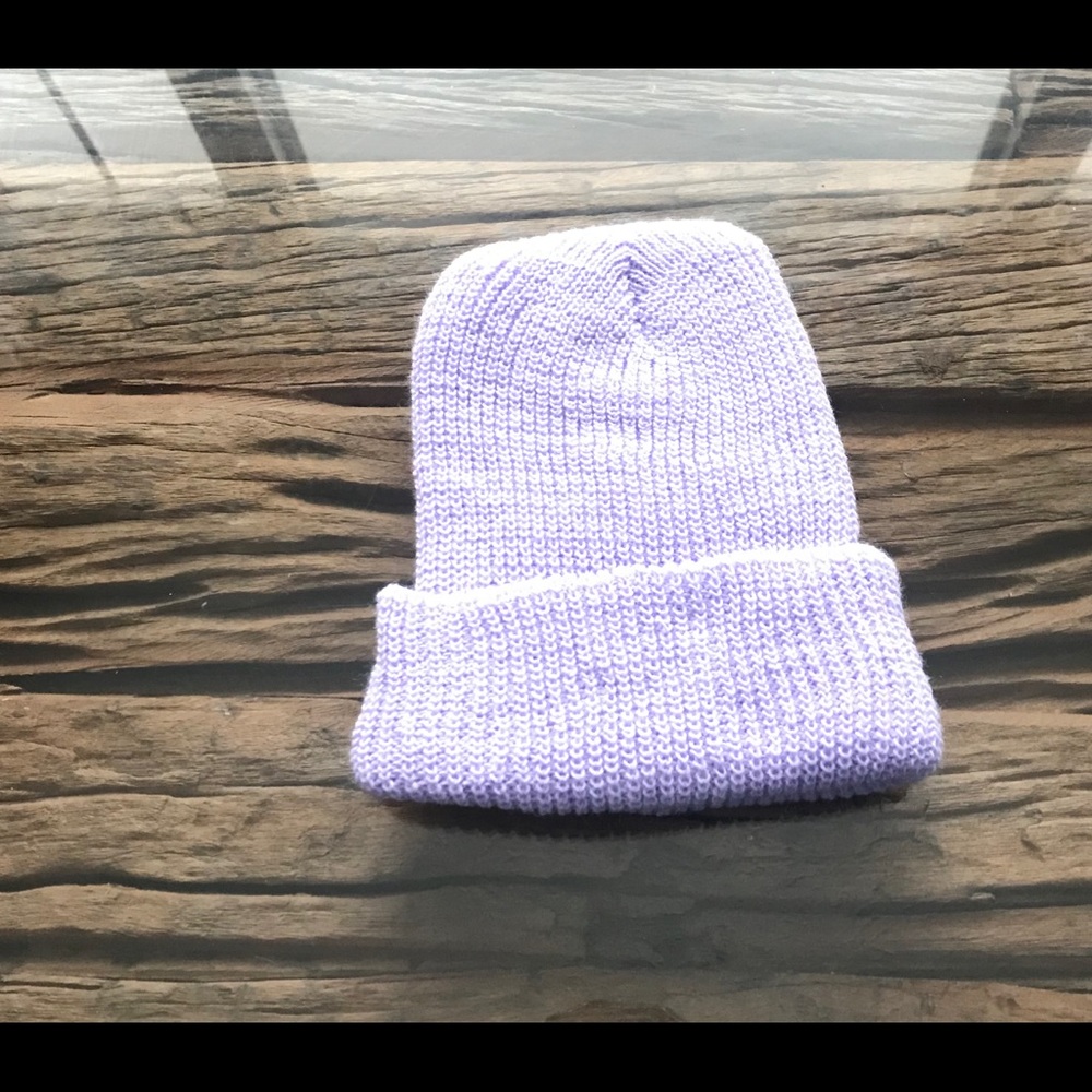 Winter hat. Light Lavender color.